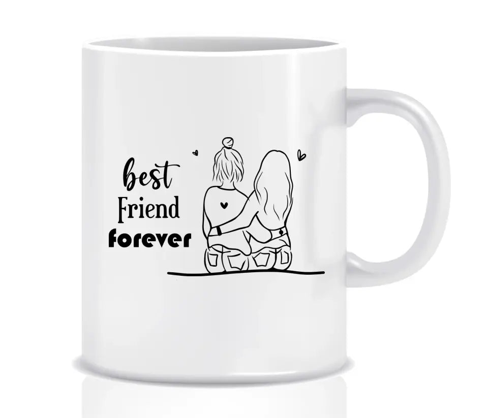 Beste Freunde - Personalisierte Tassen