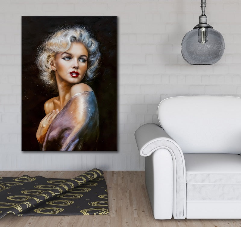 Marilyn Monroe Edition - Wunderschönes Kunstbild auf hochwertiger Leinwand